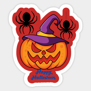 happy hallowen Sticker